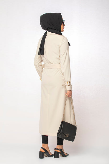 Polo Collar Unlined Trench Coat