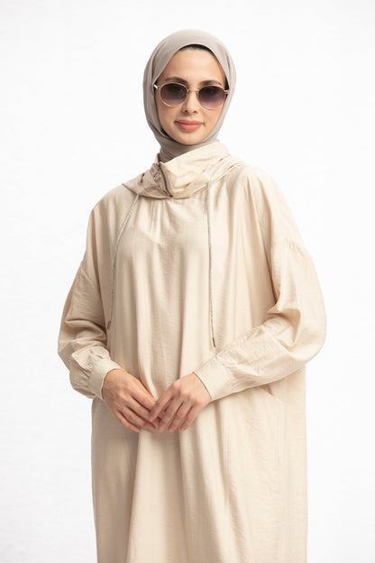 Hooded Long Casual Maxi Dress