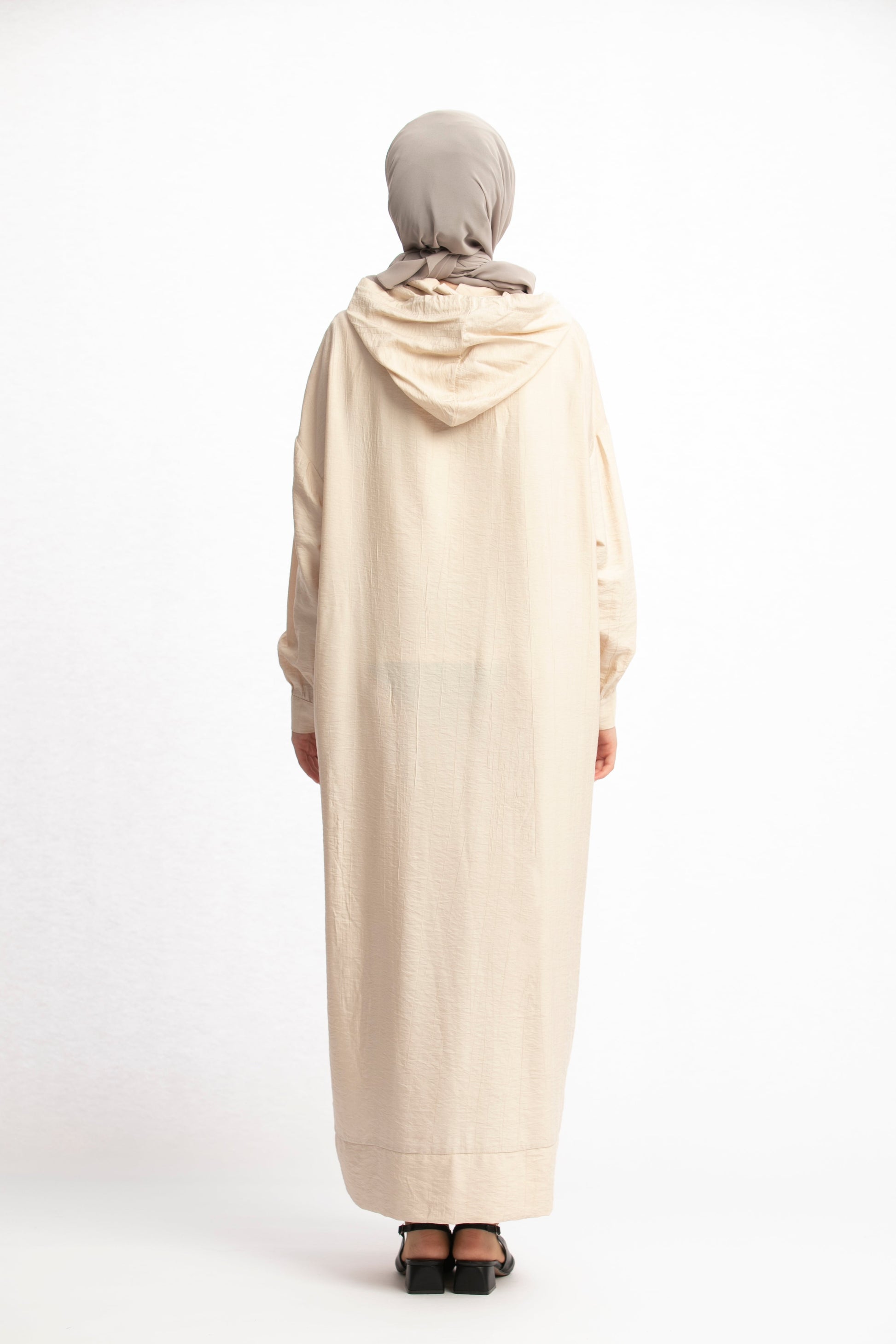 Hooded Long Casual Maxi Dress