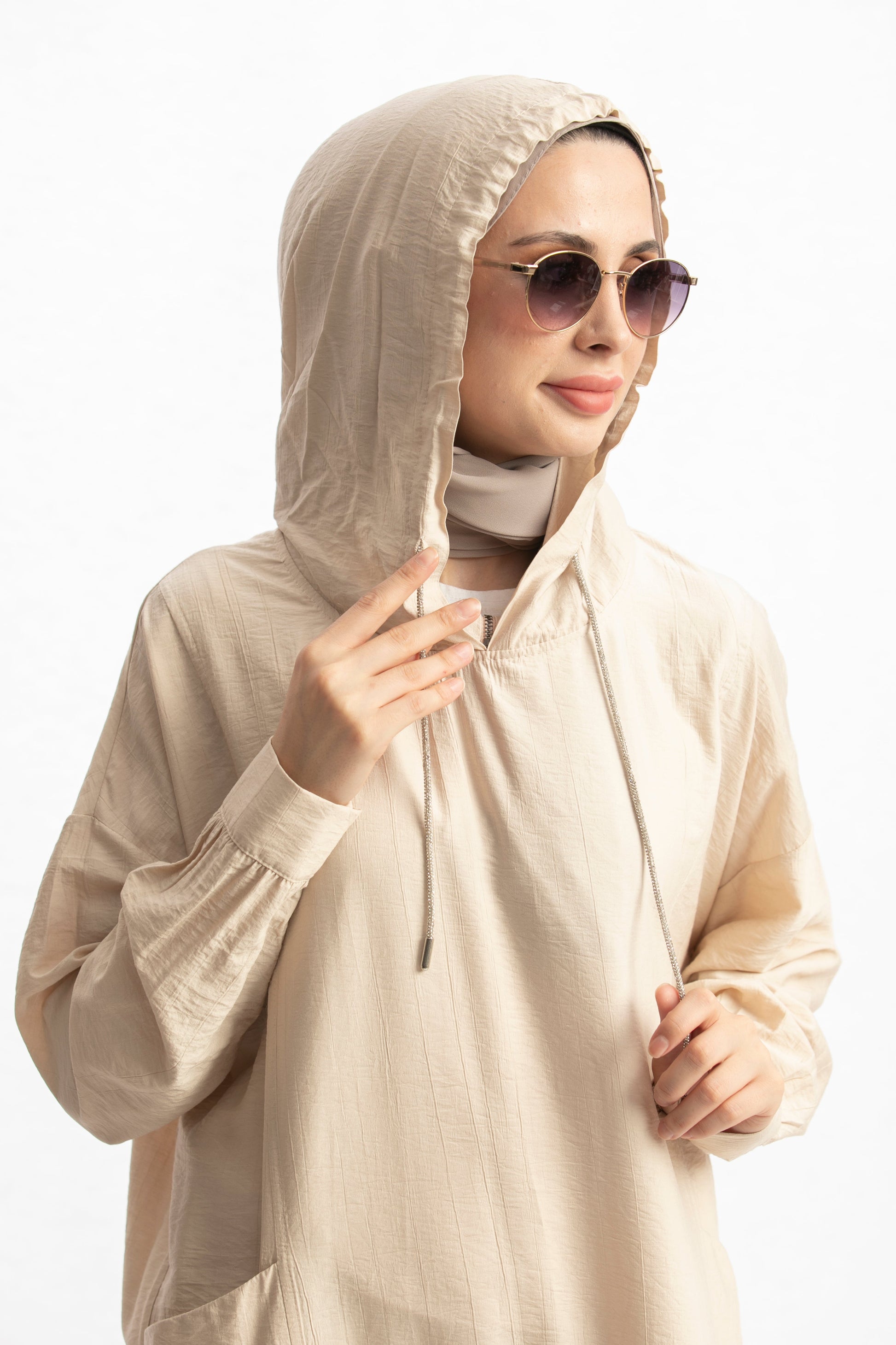 Hooded Long Casual Maxi Dress