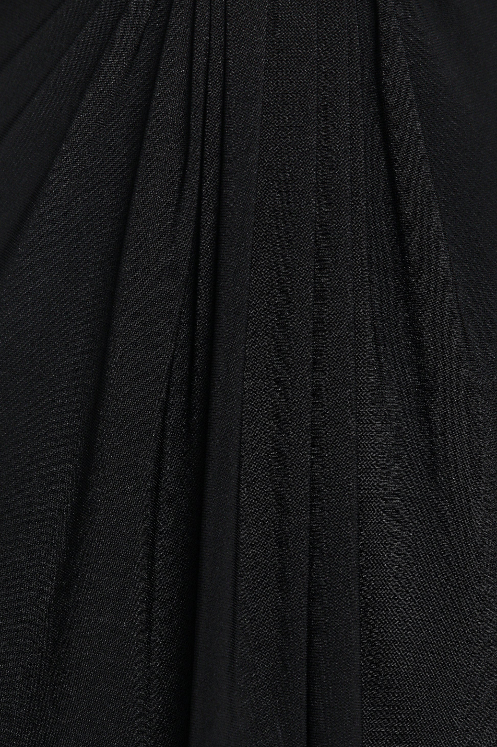 Ruched Dress with Accessory