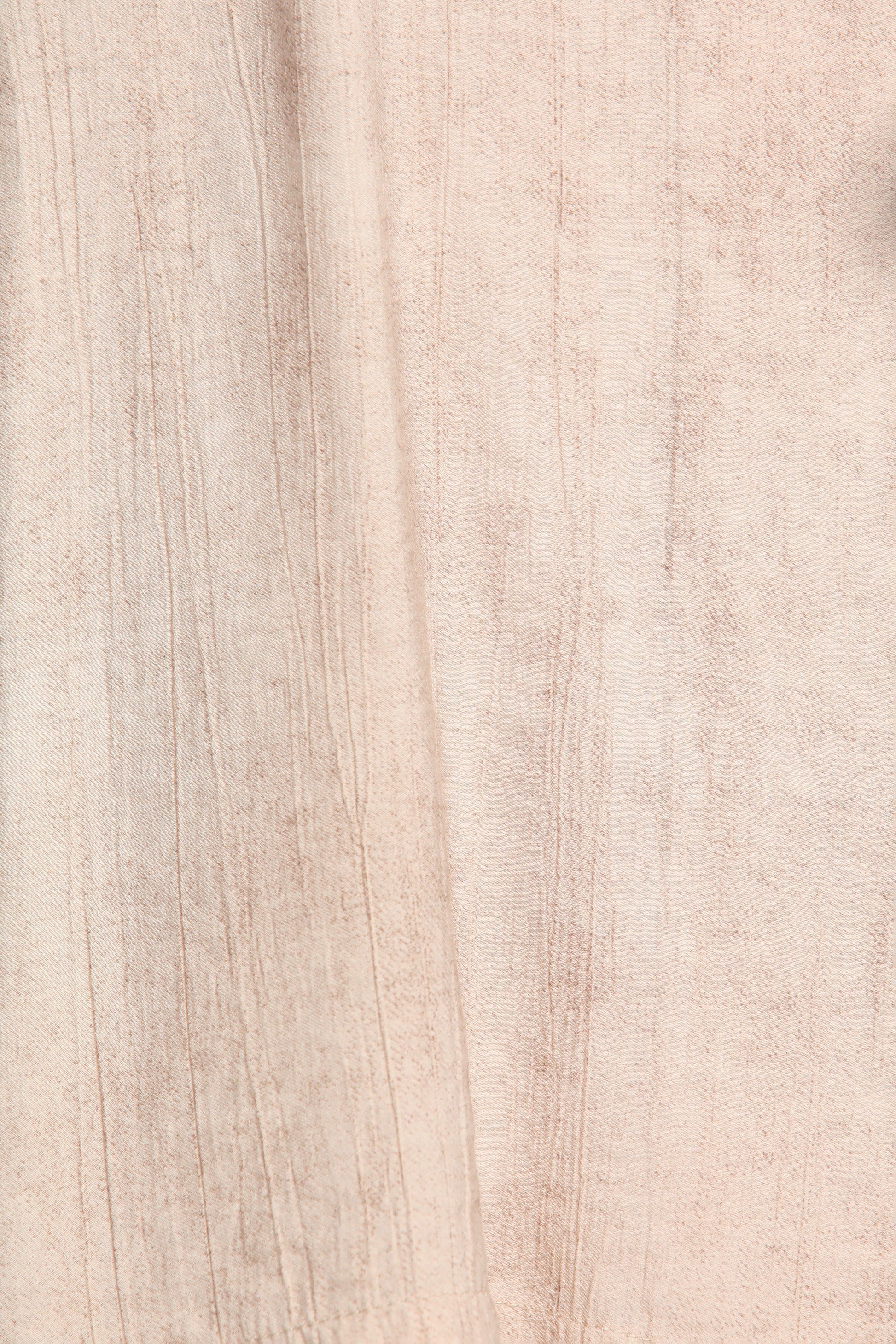 Tie-Front Linen-Look Trouser Suit