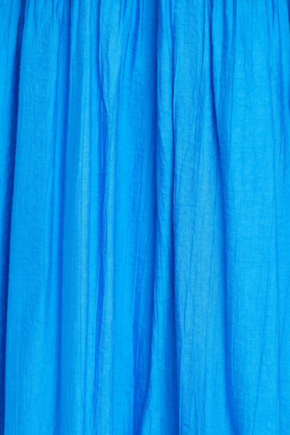 Puffed Sleeve Pleated Dress