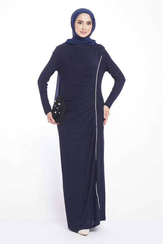 Patterned Stone Detail Dress