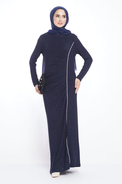 Patterned Stone Detail Dress