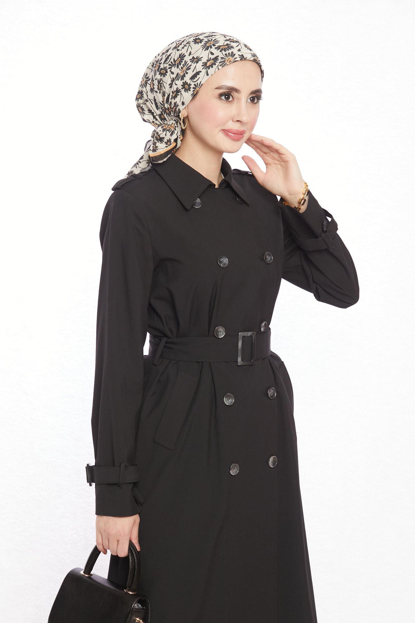 Polo Collar Unlined Trench Coat