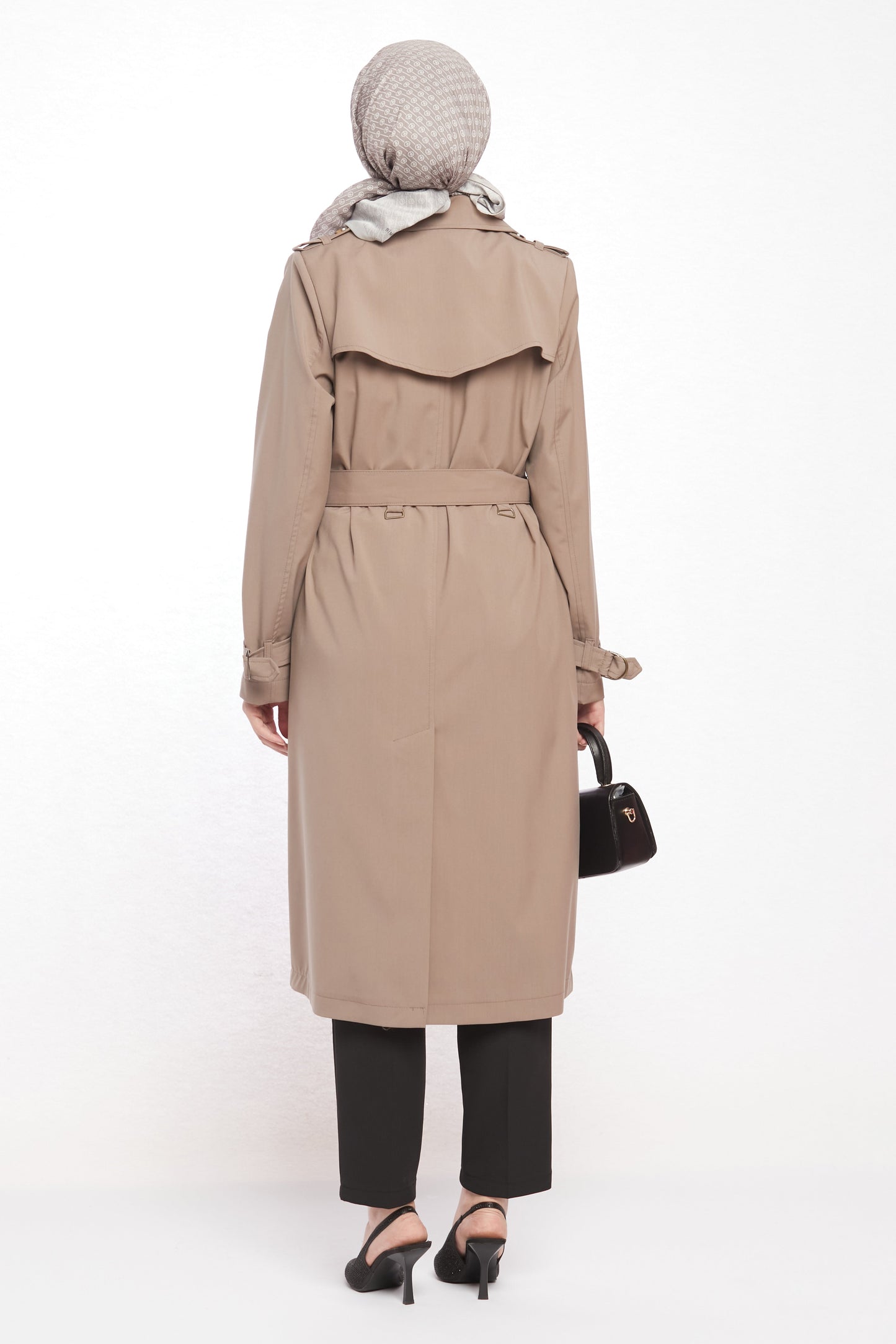 V-Neck Spring Trench Coat Without Lining