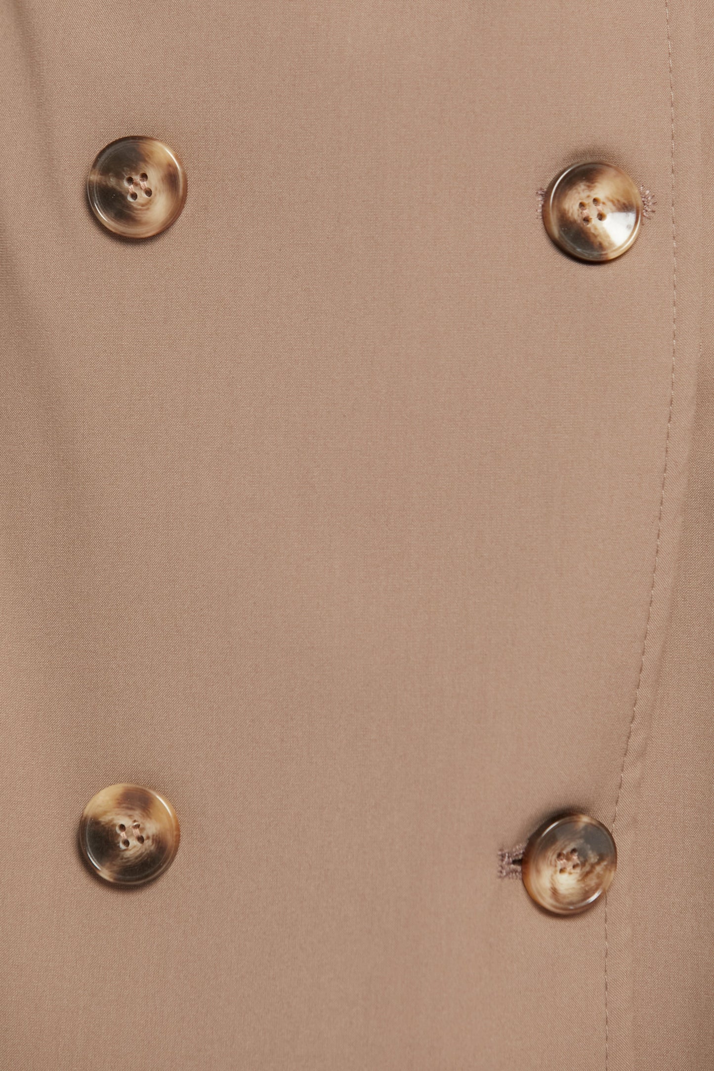V-Neck Spring Trench Coat Without Lining