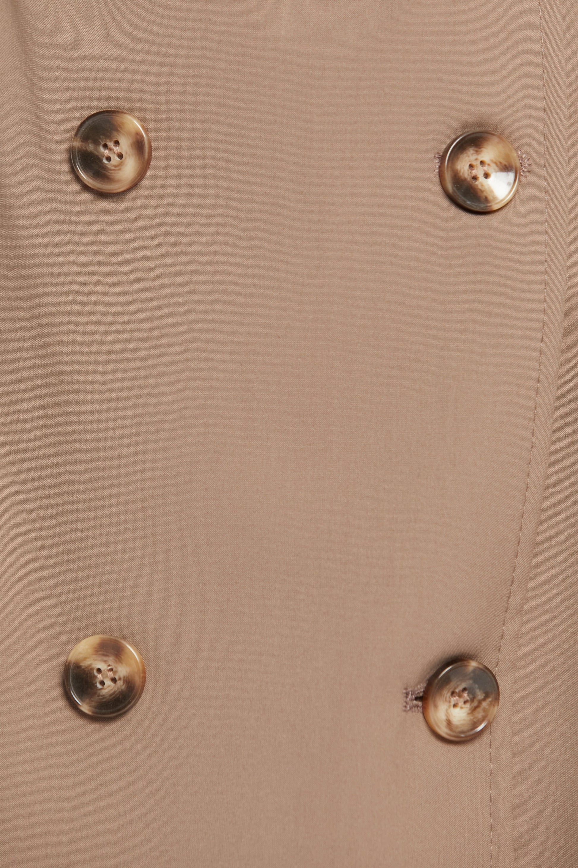 V-Neck Spring Trench Coat Without Lining