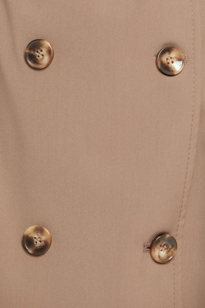 V-Neck Spring Trench Coat Without Lining