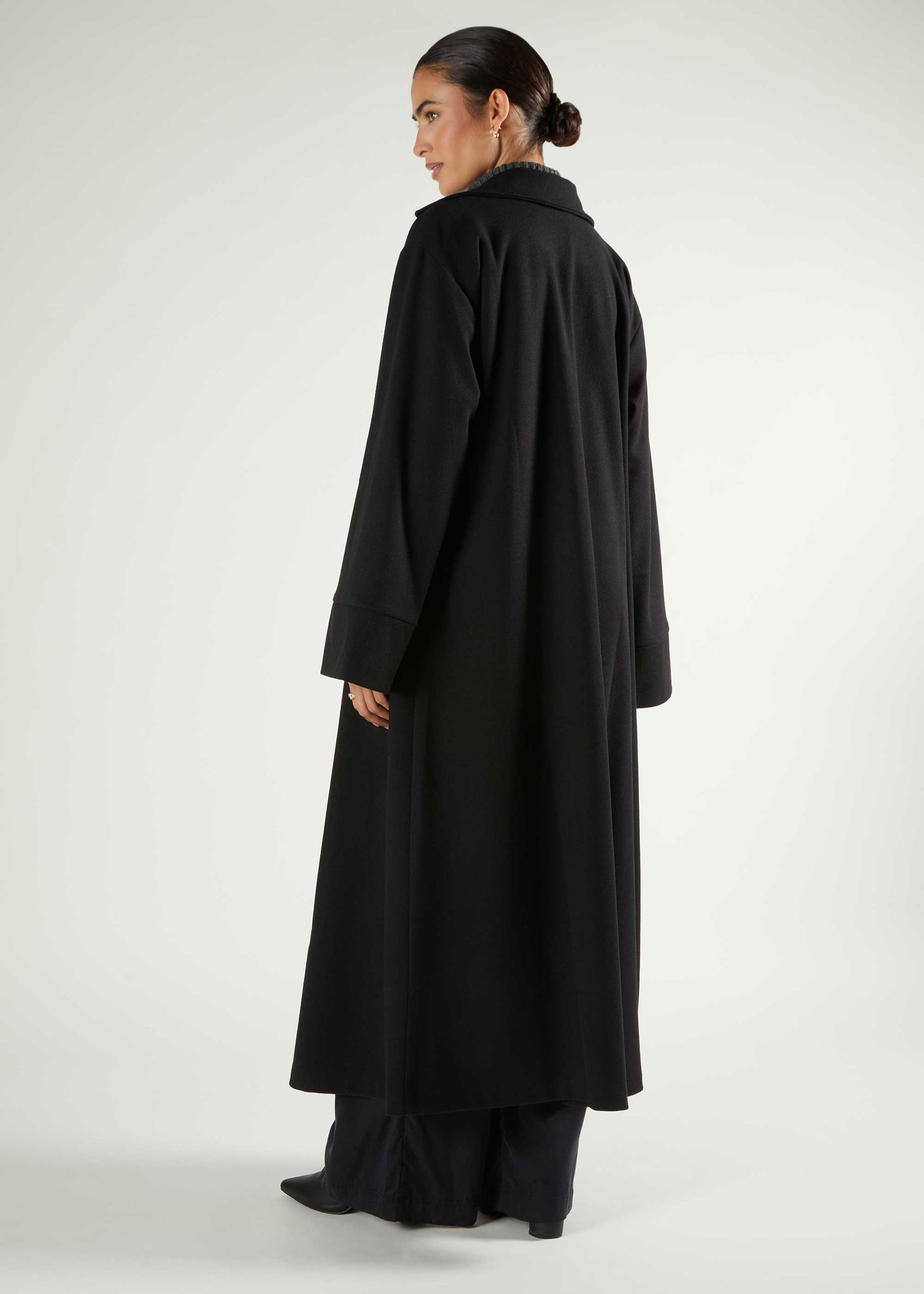 Lapel Coat Black - Final Sale