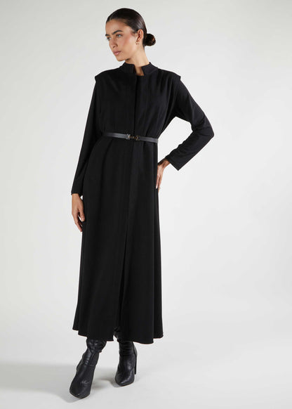 Longline Gilet Black - Final Sale