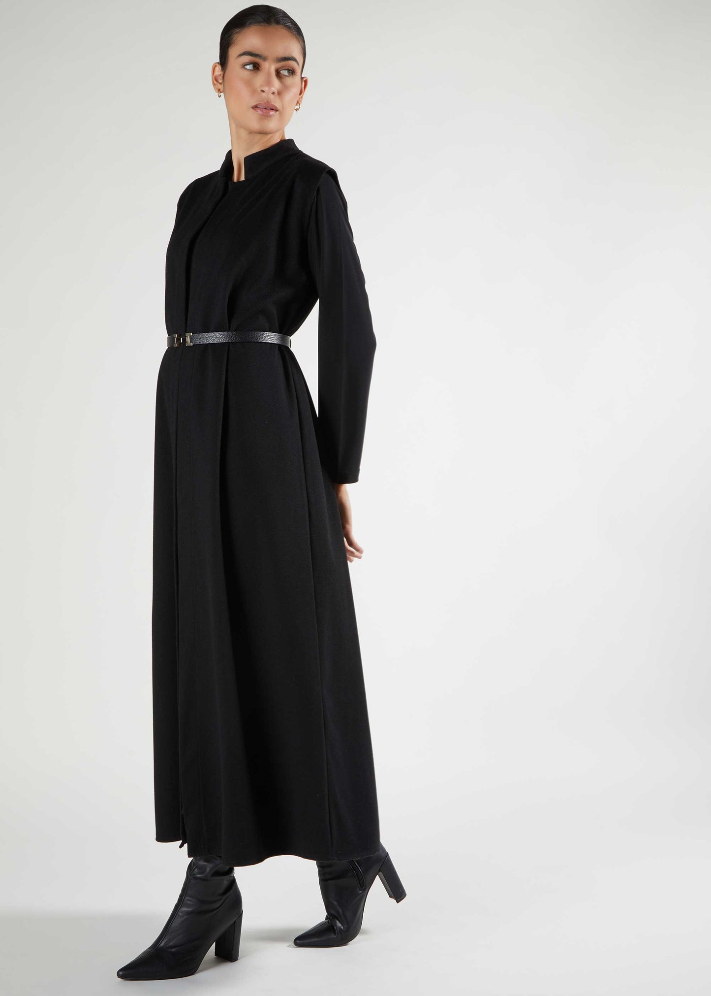 Longline Gilet Black - Final Sale