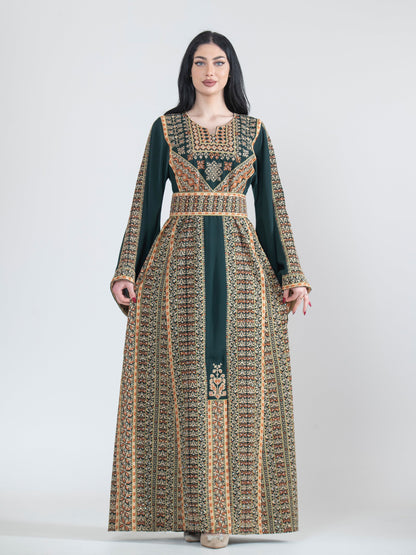 The Hiyam Traditional Embroidered Women’s Thobe