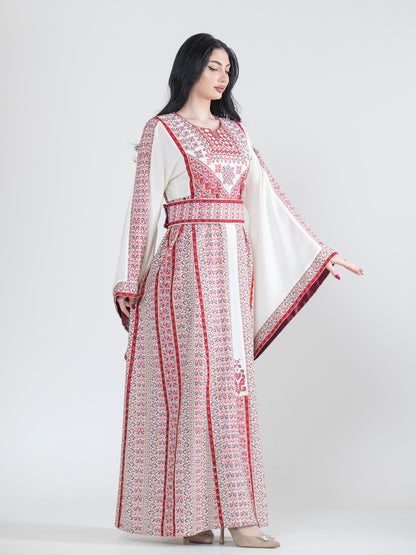 The Hiyam Traditional Embroidered Women’s Thobe