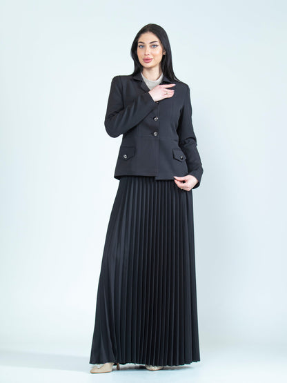 Women's pleated skirt set