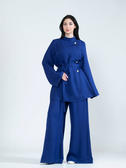 Women's set with decorative buttons