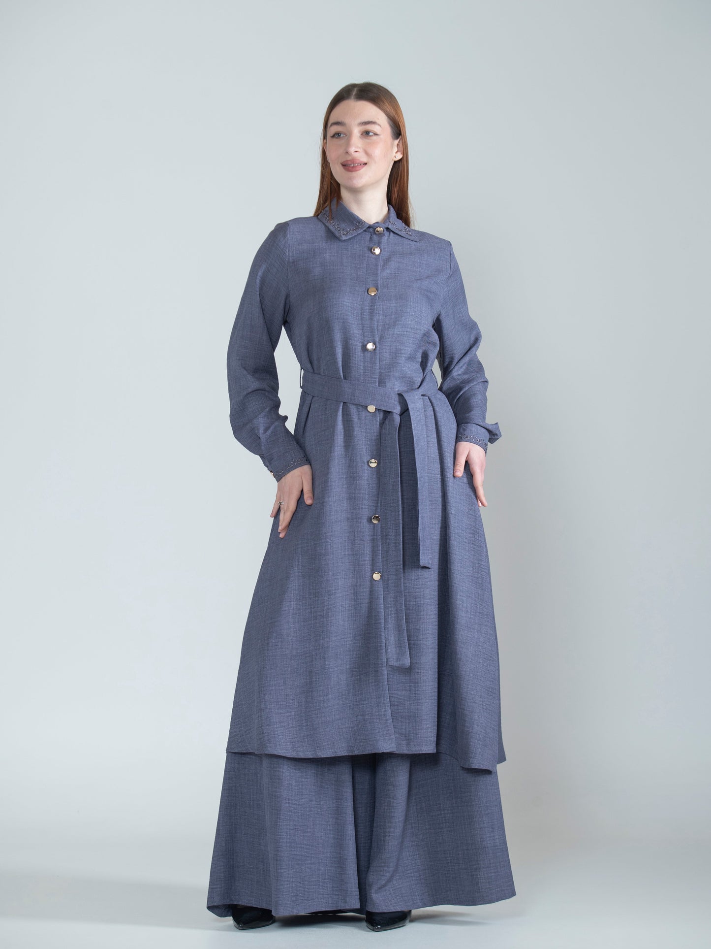 Women's embroidered Sharia set