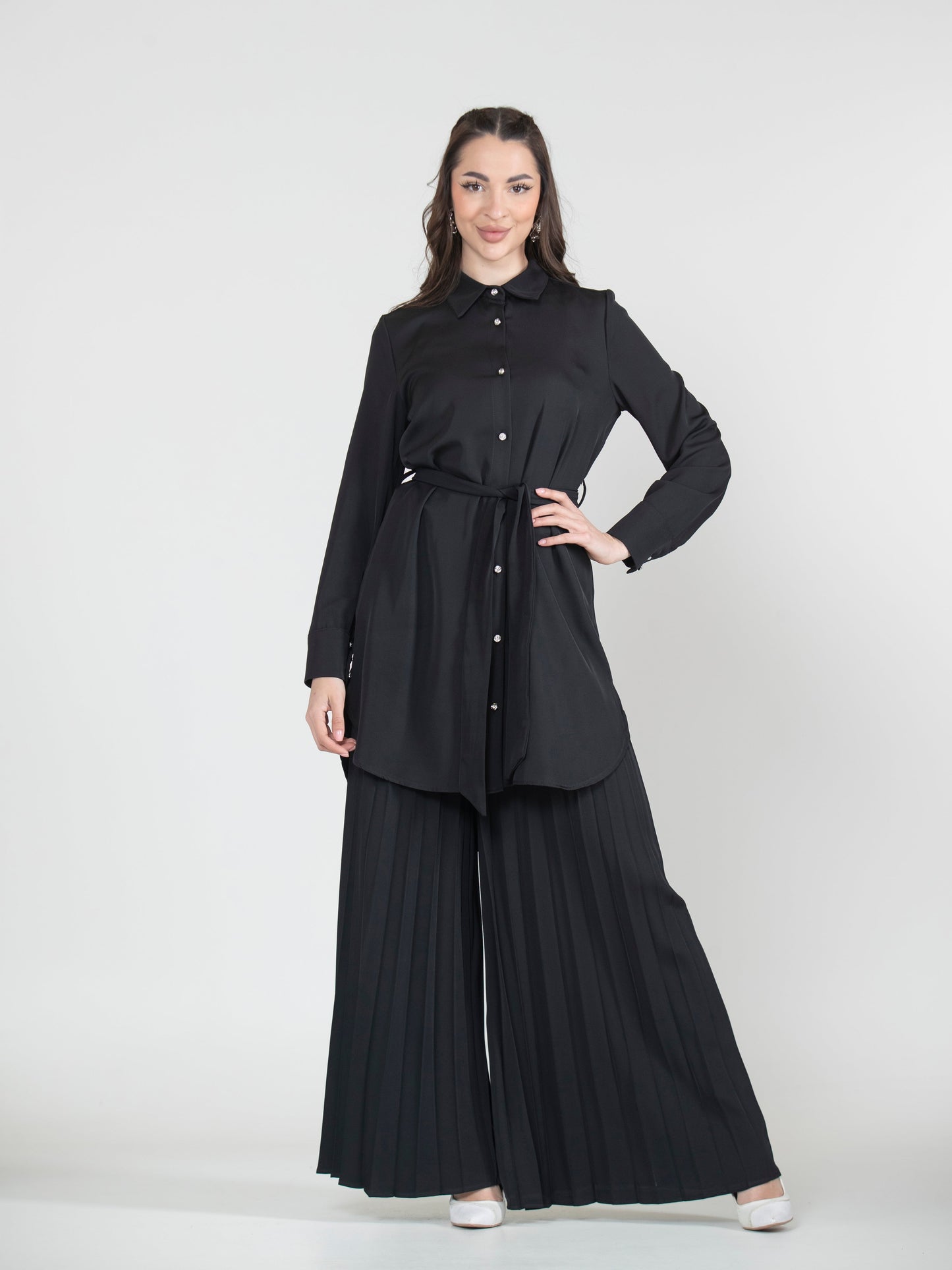 Pleated Whisper Set