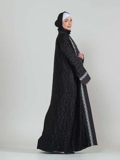 Luxury Silk Prestige Two-Piece Abaya