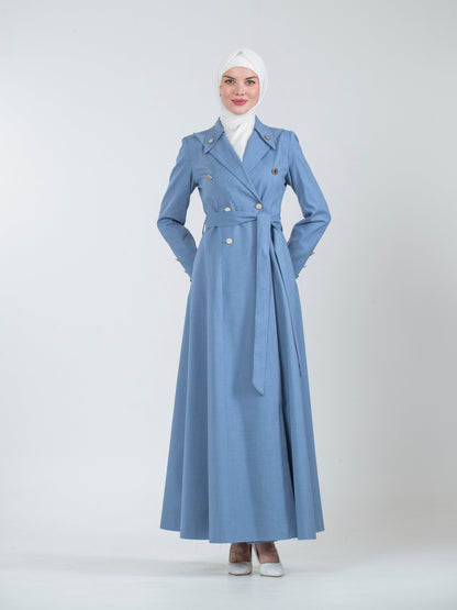 Women's jilbab with a Distinctive Collar