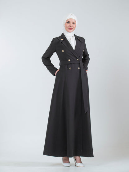 Women's jilbab with a Distinctive Collar