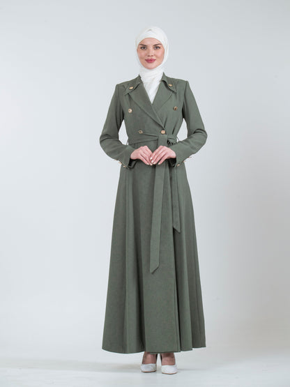 Women's jilbab with a Distinctive Collar