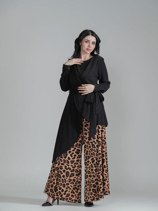 Women's trendy tiger set
