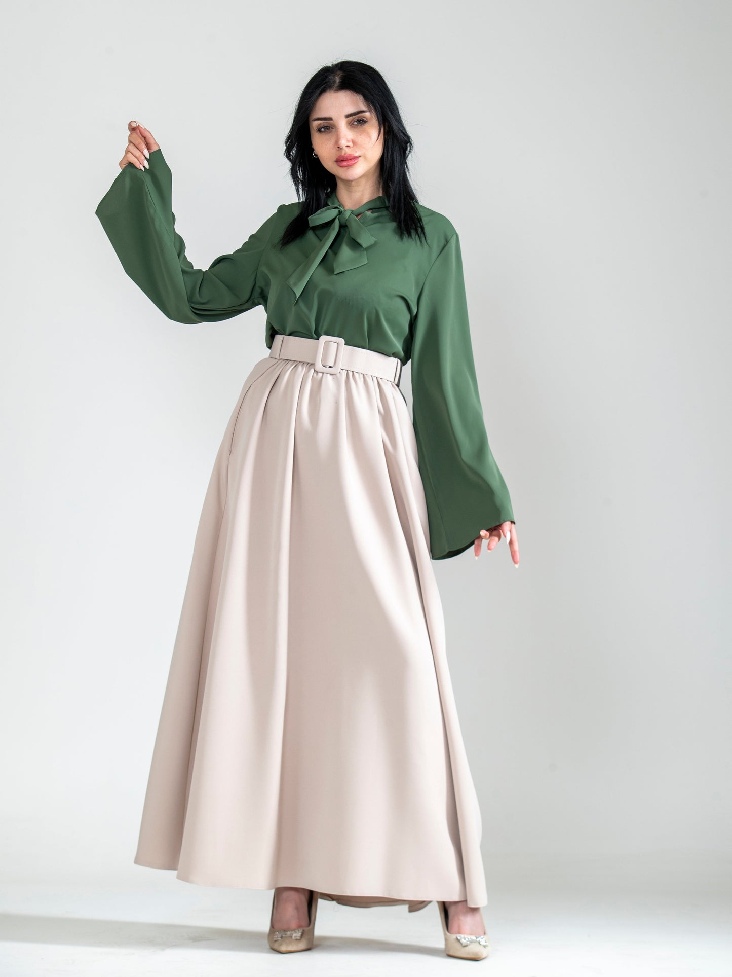 Shirt and skirt set