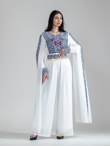 Women's embroidered jumpsuit