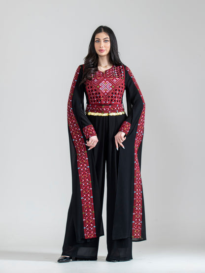 Women's embroidered jumpsuit