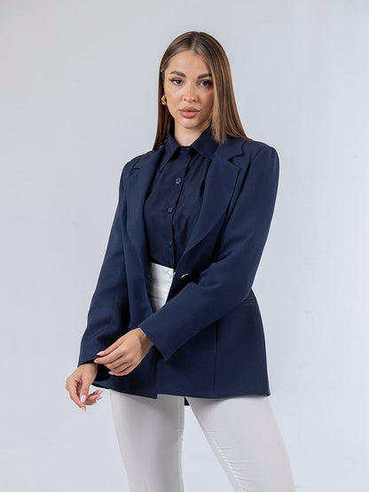 Women's blazer with shirt