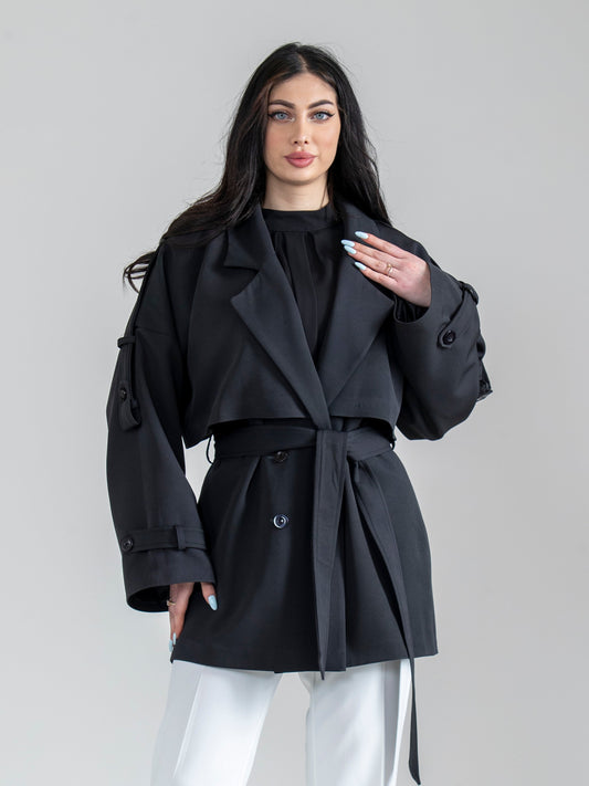 Women's jacket with blouse