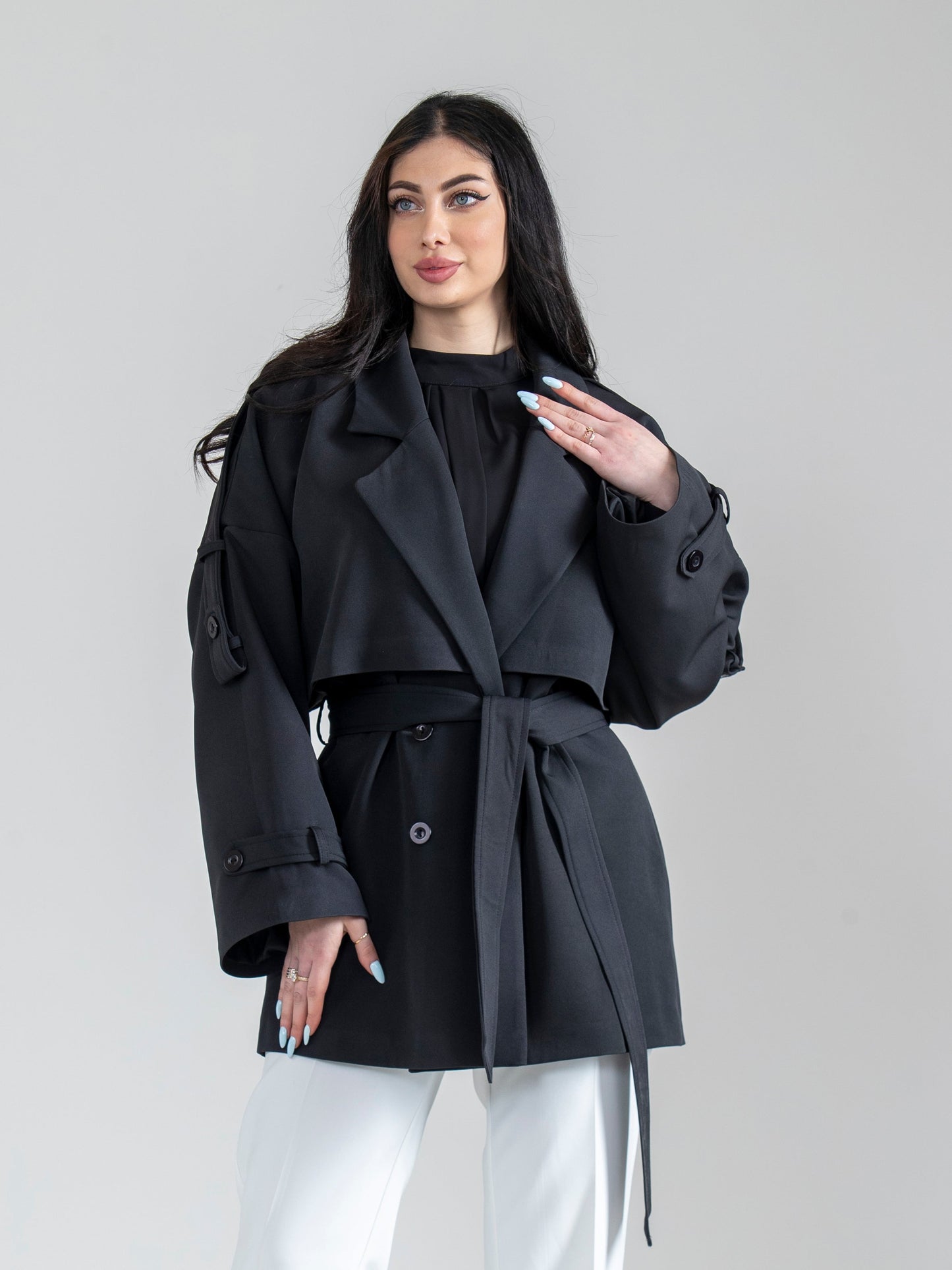 Women's jacket with blouse