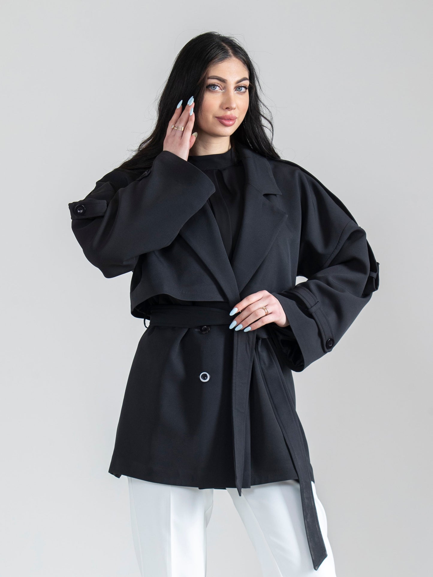 Women's jacket with blouse