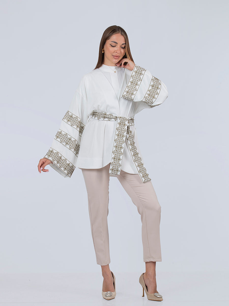 Modern embroidered jacket