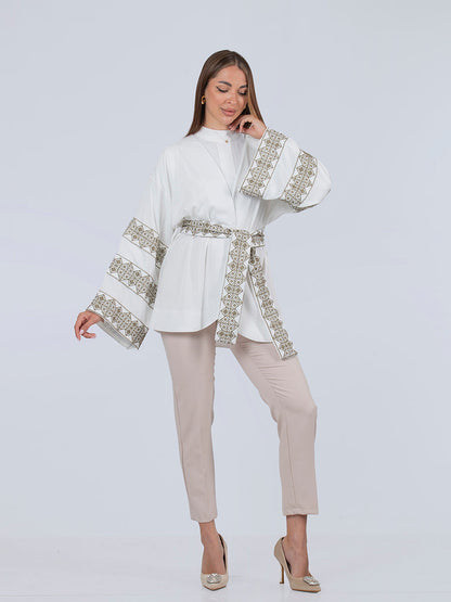 Modern embroidered jacket