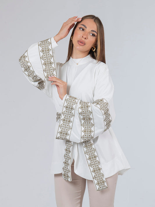 Modern embroidered jacket