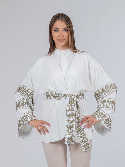 Modern embroidered jacket