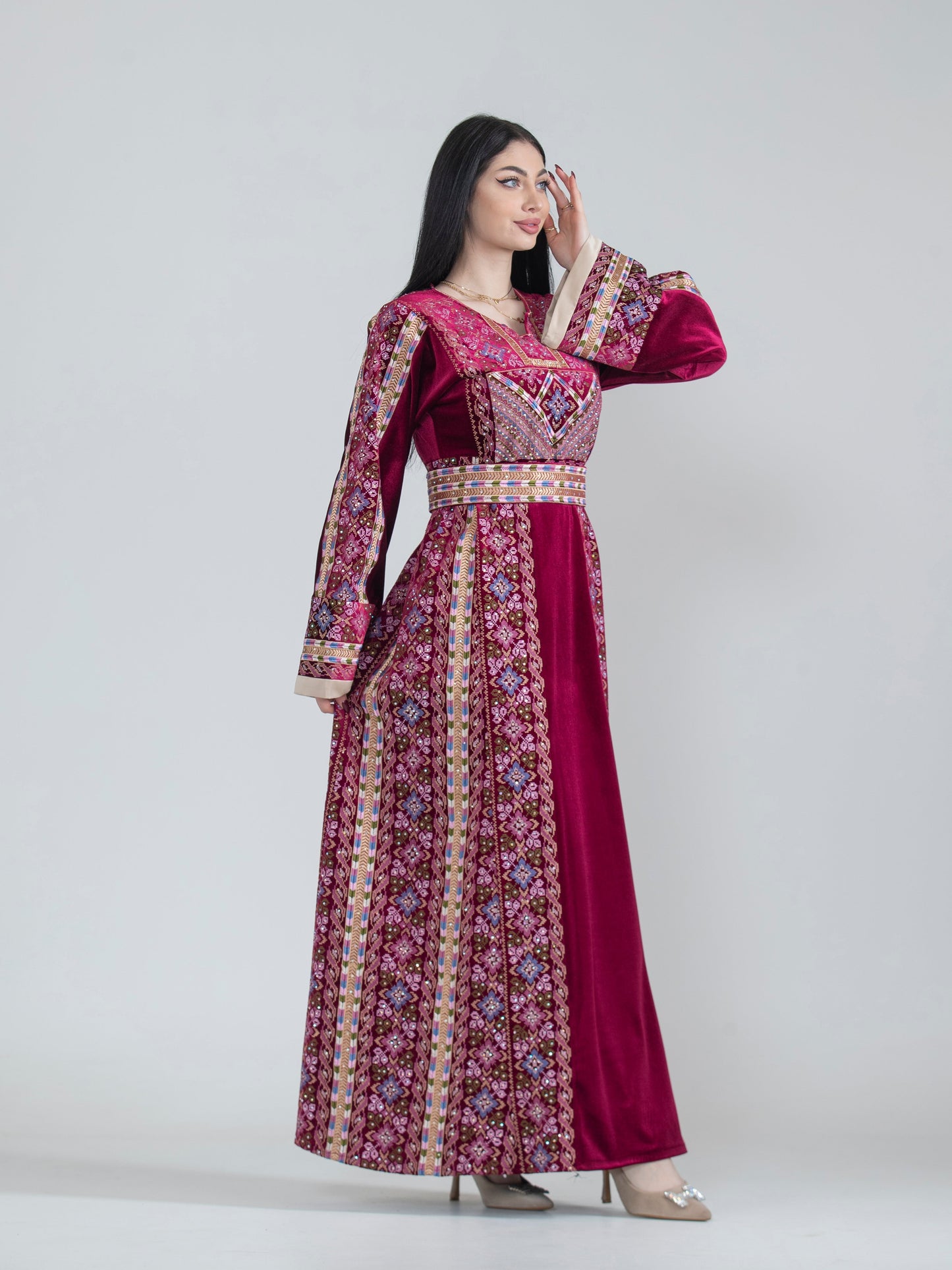 The Embroidered Cypress Jerusalem Women’s Thobe