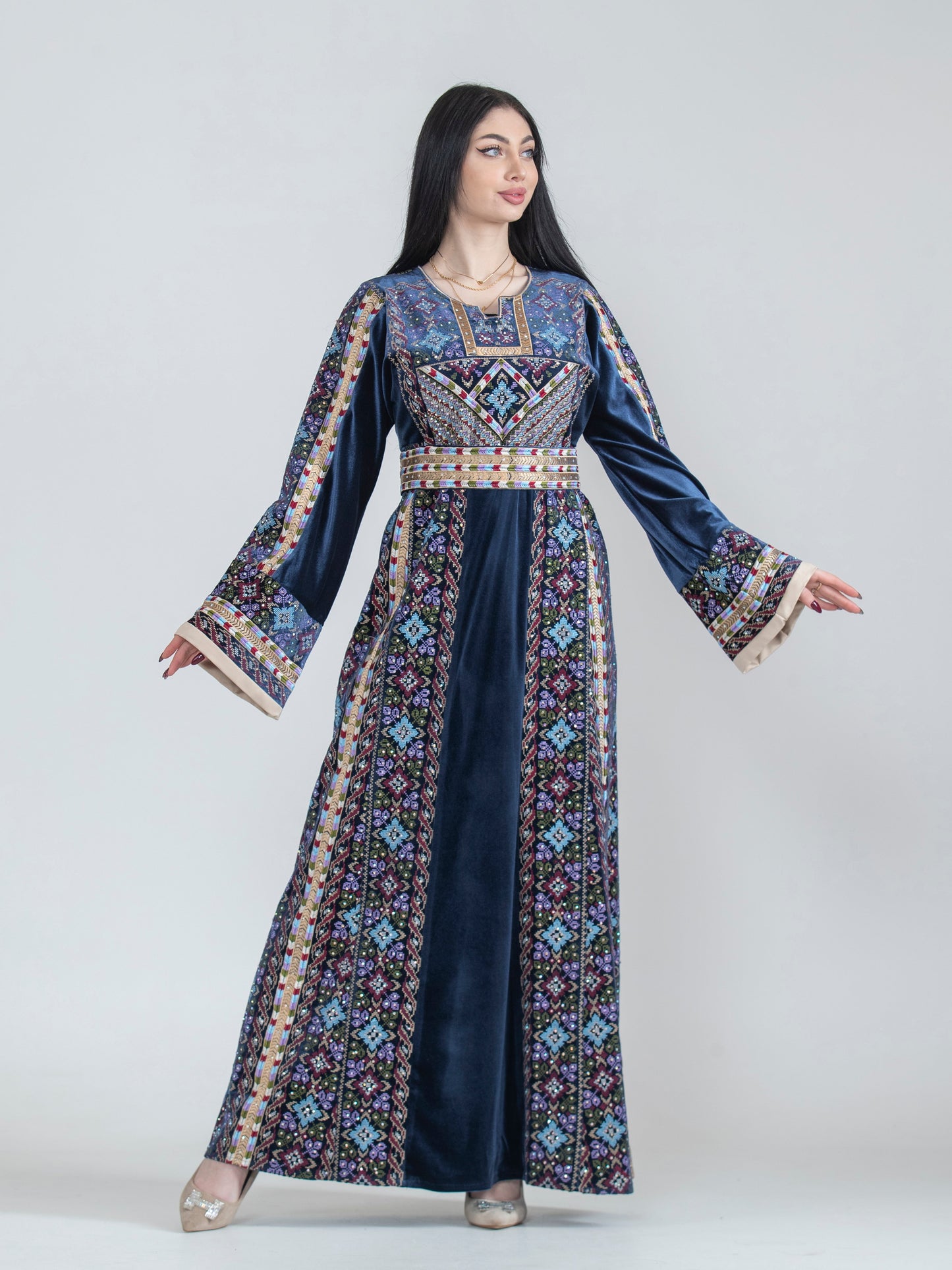 The Embroidered Cypress Jerusalem Women’s Thobe