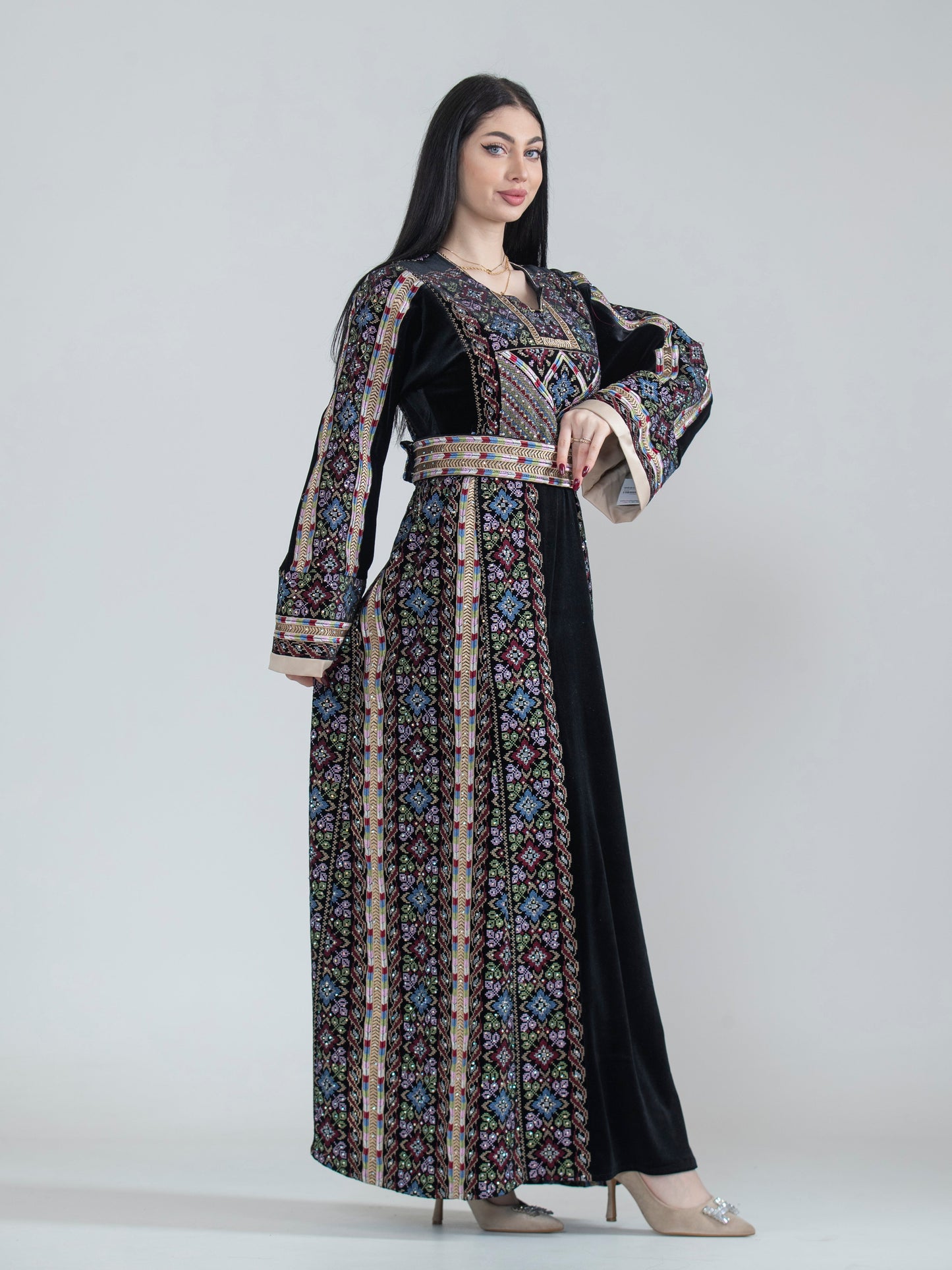 The Embroidered Cypress Jerusalem Women’s Thobe