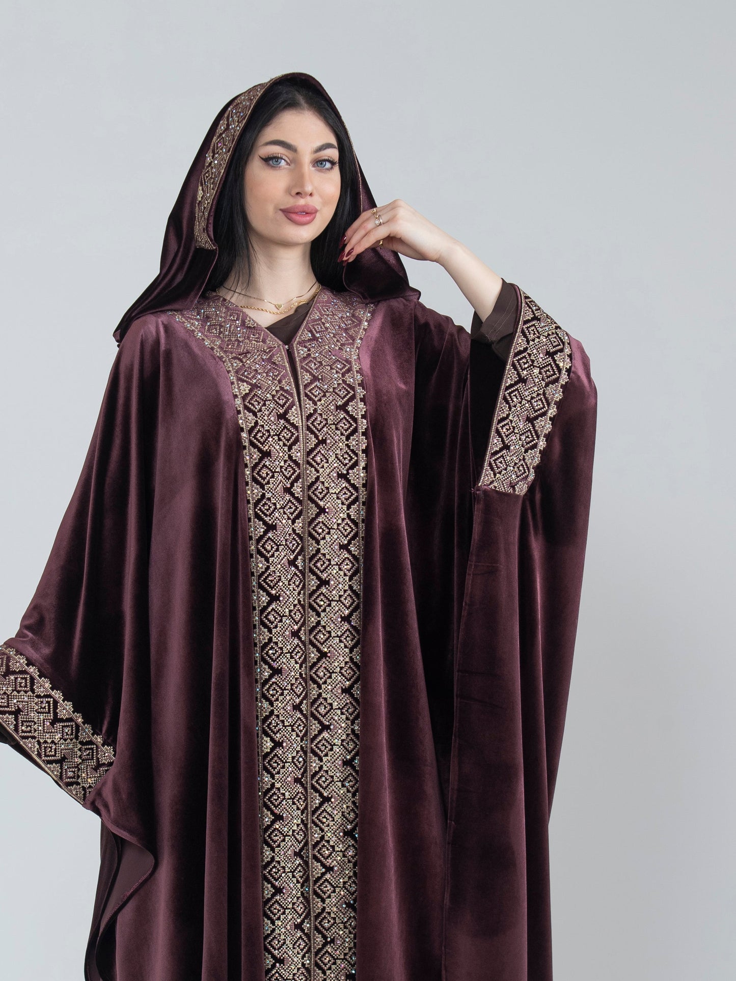 Women's winter warm abaya
