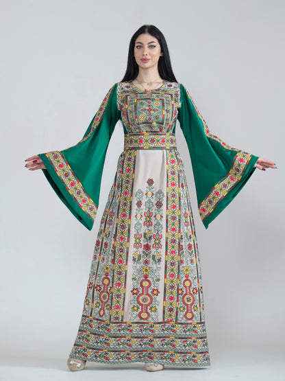 Embroidered Women’s Galilean Rose Thobe