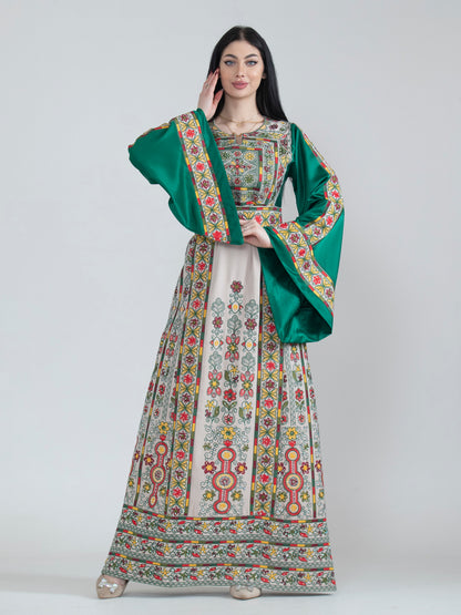 Embroidered Women’s Galilean Rose Thobe