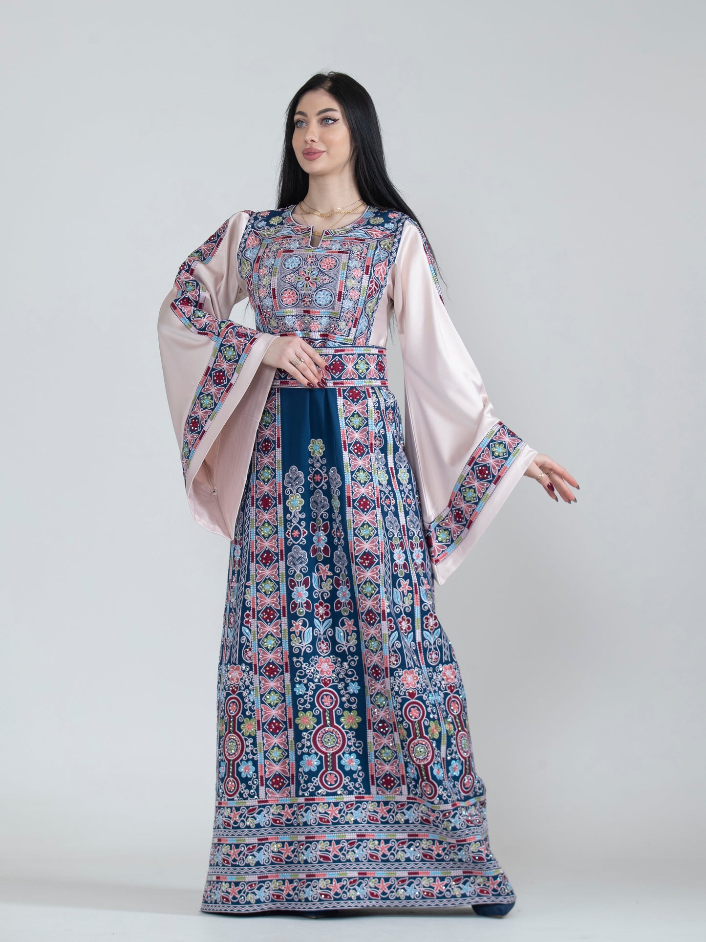 Embroidered Women’s Galilean Rose Thobe