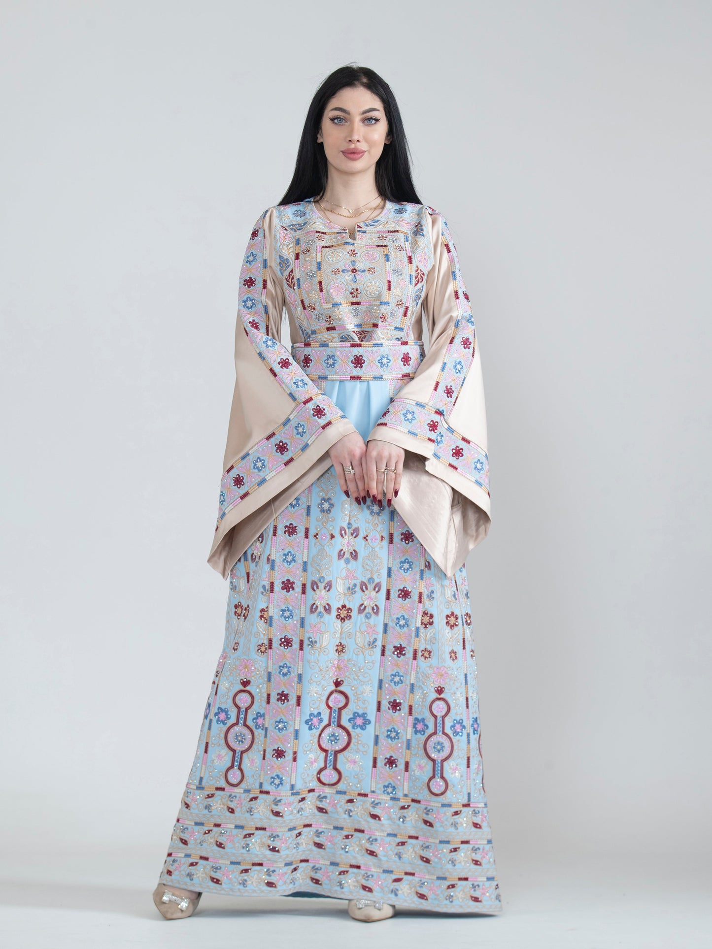 Embroidered Women’s Galilean Rose Thobe