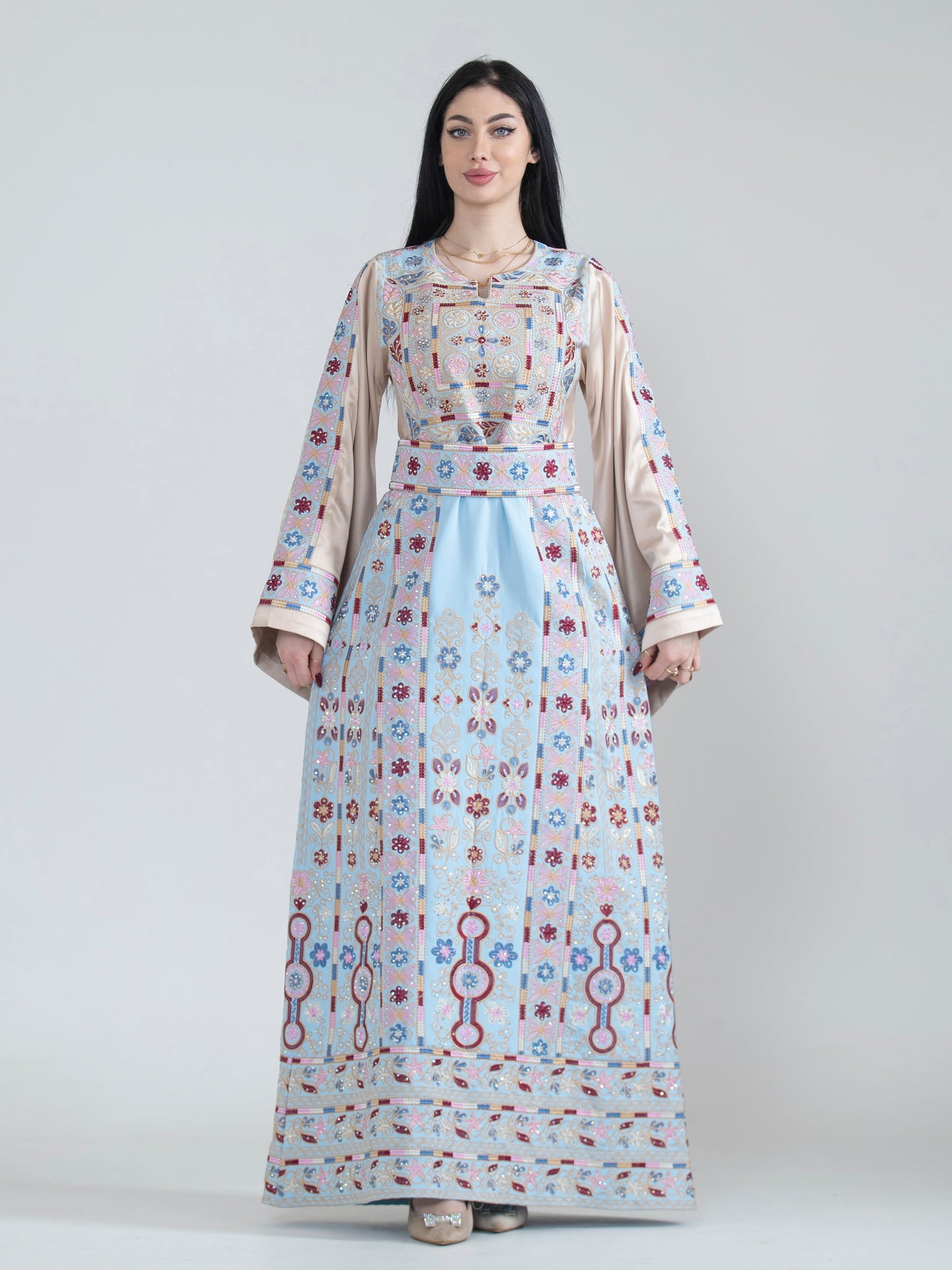 Embroidered Women’s Galilean Rose Thobe