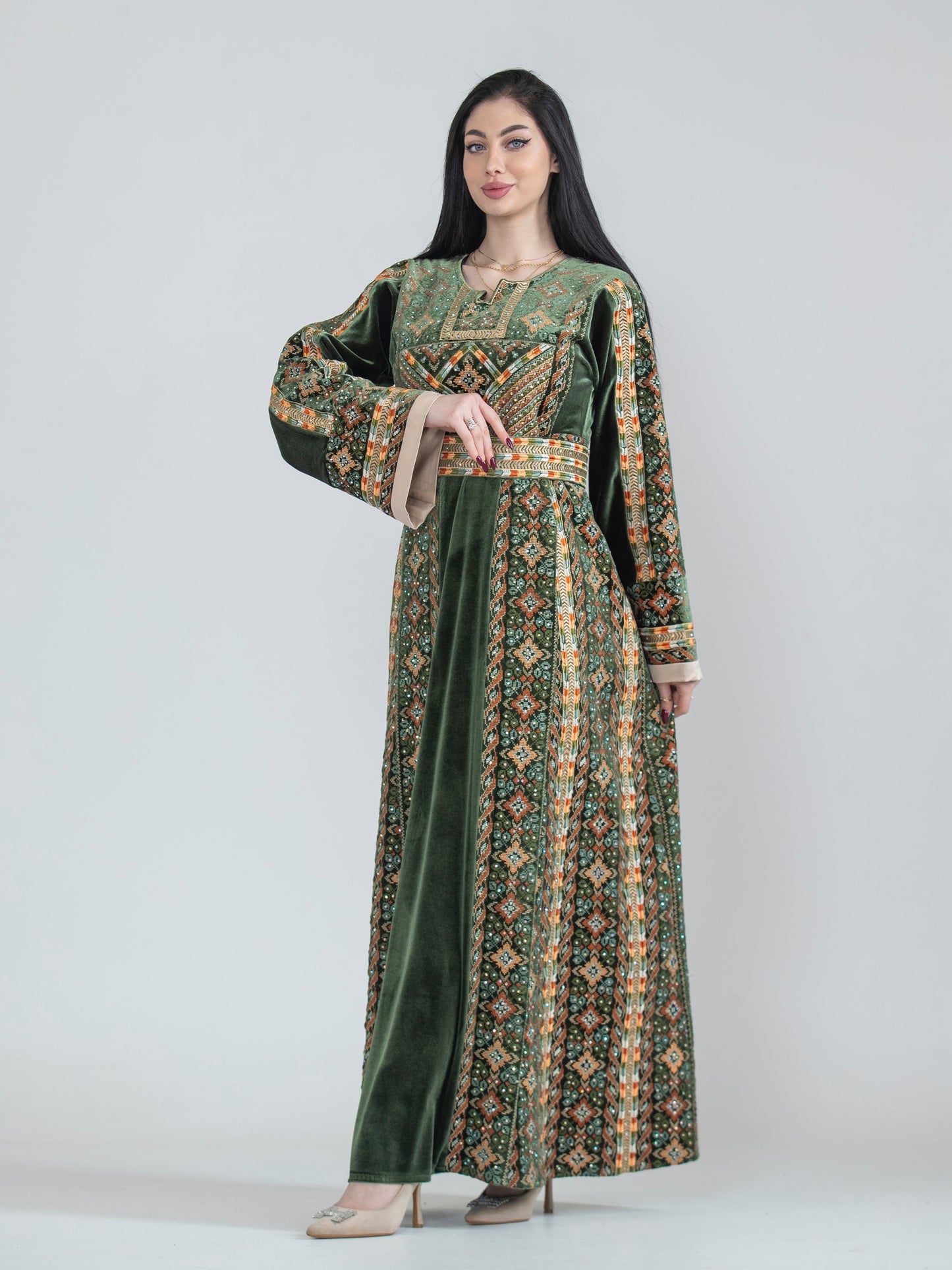The Embroidered Cypress Jerusalem Women’s Thobe