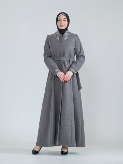 Jilbab with embroidery pattern